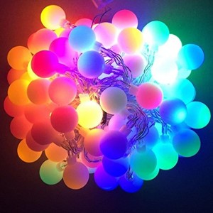 Perfect Holiday 100 LED String Light Bulb with connector - Multicolor - 1 of 4