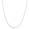 Black Bow Jewelry 1mm Sterling Silver, Square Solid Snake Chain Necklace - 3 of 4