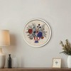 Creative Products Red White and Blue Florals 20x20 Round Framed Print - 4 of 4