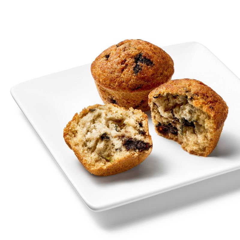 Frozen Gluten Free Blueberry Muffins with Zucchini and Oats - 12oz/6ct - Good &#38; Gather&#8482;, 3 of 6