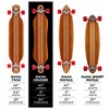 Magneto Hana Longboard Skateboard | 42" x 9" | Bamboo with Hard Maple Core | Carving & Dancing | Free Skate Tool | Hana Cruiser - 3 of 4