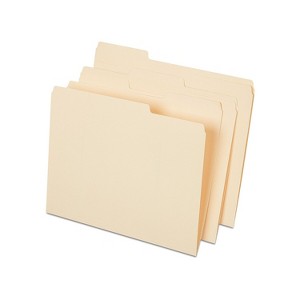 Staples File Folders 3 Tabs Letter Size Manila 50/Box (25775) 541077 - 1 of 4