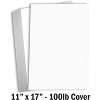 Hamilco White Cardstock Thick 11x17 Paper - Heavy Weight 100 lb Cover Card Stock 25 Pack - 2 of 4