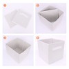 REGALWOVEN Collapsible Fabric Storage Bin with Handle for Organizing Clothes Books - 3 of 4