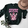 Simply Sage Market Women's Graphic Sweatshirt Coquette Country Music - 3 of 4