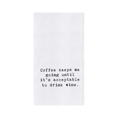 C&F Home Coffee & Wine Printed Kitchen Towel