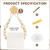 Unique Bargains Bathroom Wood Jute Rope Toilet Paper Holder 2 Pcs - 2 of 4