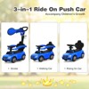 Safstar 3 in 1 Ride on Push Car Mercedes Benz Toddler Stroller Sliding Car Blue - 4 of 4