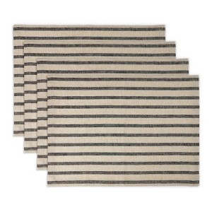 Solino Home Striped Linen Placemats | Madison Stripe - 1 of 4