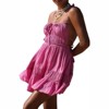 Clotth Women Y2K Spaghetti Strap Mini Dress Summer Solid Color Sleeveless Ruffled Party Dress For Cocktail Beach Club Streetwear - 2 of 4