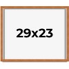 PosterPalooza | Photo Size Classic Brown Picture Frame - UV Acrylic, Foam Board Backing, Hanging Hardware - 2 of 4
