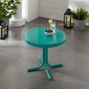 HomeStock Griffith Outdoor Metal Side Table - 3 of 4