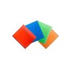 JAM Paper Plastic .75" 3-Ring Binders Assorted Colors 4/Pack 750T1RGBOR - 3 of 4