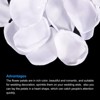 Unique Bargains Silk Decoration Artificial Hydrangea Flower Petals 200 Pcs White - 4 of 4