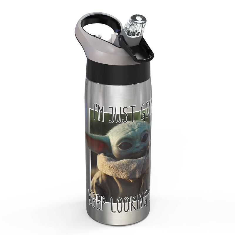 Star Wars: The Mandalorian 19oz Stainless Steel The Child Double Wall Water Bottle - Zak Designs, 3 of 4
