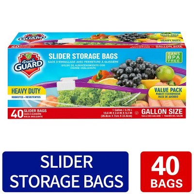 Slider Storage Bags, Zippered Fresh-keeping Bag, Heavy Duty Food Sorting Storage Bag, Food Preservation Sealed Bag