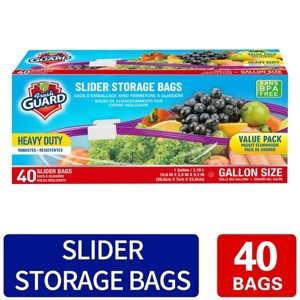 Slider Storage Bags, Zippered Fresh-keeping Bag, Heavy Duty Food Sorting Storage Bag, Food Preservation Sealed Bag - 1 of 4