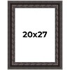 PosterPalooza | 3.5" Wide Ornate Black Picture Frame - UV Acrylic, Foam Board Backing, Hanging Hardware - 2 of 4