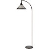 Cal Lighting BO-3122FL-BZ 60W Downbridge Adjustable Metal Floor Lamp with Mica Shade - 2 of 4