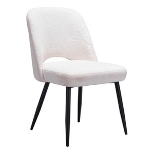 Zuo Teddy Dining Chair (Set of 2) Ivory - 1 of 2