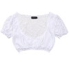 MISSKY Women's Blouse Costumes for Carnival Halloween White-1 - 3 of 4