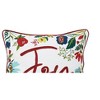 carol & frank 18" x 18" Bella Winter Joy Printed Embellished Christmas Throw Pillow - 2 of 4