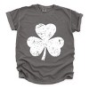 Simply Sage Market Clover Distressed Garment Dyed Tee - 3 of 4