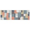 Modern Area Rugs Geometric Living Room Rug Soft Checkered Rugs Non Slip Low Pile Washable Rugs for Bedroom - 3 of 4