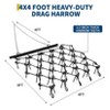 TROPOW Heavy Duty Chain Drag Harrow Tines Compatible with Tractors ATV UTV Lawn Tractor Attachments for Leveling, Grading, Breaking Up Soil - 2 of 4