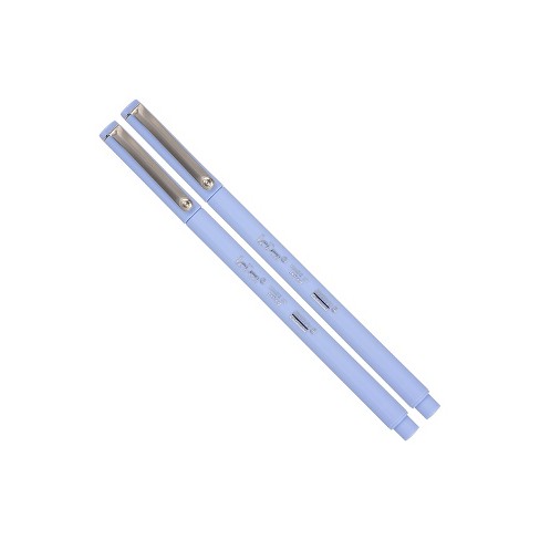 Marvy Uchida Le Pen Felt Pen Ultra Fine Point Periwinkle Blue Ink 2/pack  (7655882a) : Target
