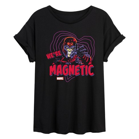 Women's - Marvel - X-Men Valentine Were Magnetic Oversized Graphic T-Shirt - image 1 of 4