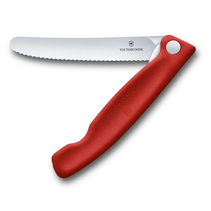 Victorinox Swiss Classic 4.3 Inch Foldable Paring Knife Wavy Edge Red, 2 of 5