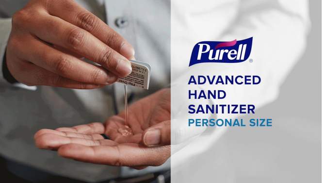 Purell Hand Sanitizer - Trial Size - Fresh Scent - 0.72 fl oz/18ct, 2 of 8, play video