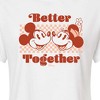 Women's - Disney - Mickey Minnie Better Together Cropped Graphic T-Shirt - 2 of 4
