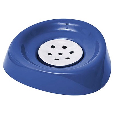 Evideco French Home Goods Sleek Soap Dish with Drain Plug, Available in 6 Colors – Perfect for Modern Bathrooms