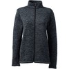 Lands' End Women's  Sweater Fleece Jacket - 3 of 4