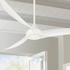 65" Minka Aire Modern Indoor Ceiling Fan with LED Light Remote Control White for Living Room Kitchen Bedroom Family Dining House - 2 of 4