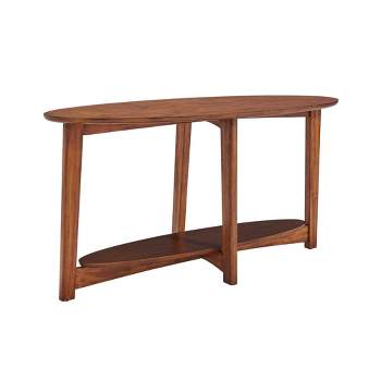 Monterey Console/Media Mid Century Modern Wood Table Chestnut - Alaterre