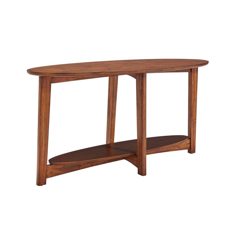 Monterey Console/Media Mid Century Modern Wood Table Chestnut - Alaterre, 1 of 9