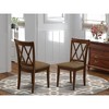 East West Furniture, Dining Chair-  Mahogany Color - 2 of 2