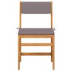 vidaXL 3 Piece Balcony Set with Cushions Solid Wood Acacia - 4 of 4