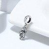 Little Girl Charm for Women Bracelet Oxidized Cubic Zirconia Sterling Silver Ginger Lyne Collection - 2 of 4