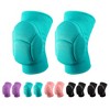 Unique Bargains Sporting Protective Flexible Knee Support Compression Sleeve Brace for Football Volleyball 1 Pair - 3 of 4