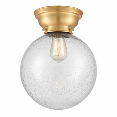Beacon - 1 Light Flush Mount In Industrial Style-11.15 Inches Tall and 10 Inches Wide