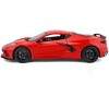 2020 Chevrolet Corvette Stingray C8 Red 1/18 Diecast Model Car by Maisto - 3 of 4