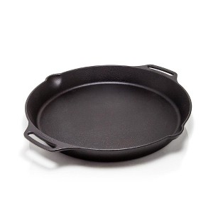 Petromax Cast Iron Fire Skillet for Kitchen or Camping, Pre-Seasoned Cookware for Campfire or Home Oven and Stove, Conducts Heat Evenly, Side Handles - 1 of 4