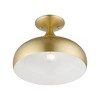 Livex Lighting Amador 1 - Light Semi-Flush Mount in  Soft Gold - 4 of 4