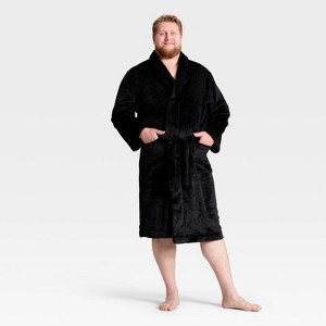 Men's Plush Robe - Goodfellow & Co™ - 1 of 3