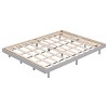 FURNIinspire Beds Modern Minimalist Queen Bed Frame Floating Platform Bed, Bedroom Furniture, No Box Spring Needed, Grey, 82.7"*62.8"*10.8" - 2 of 4