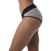 Just Intimates Ultra Soft Bikini Panties w/ Lace Trim Underwear (Pack of 4) - 3 of 4